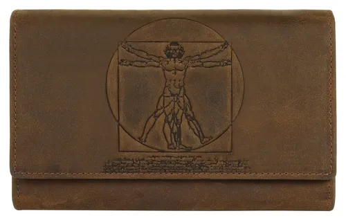 Landleder Geldbörse aus echtem Leder - Elegante Geldbörse aus 100 % Rindleder von Landleder. Mit zahlreichen Fächern für Karten und Bargeld ist sie der perfekte Begleiter für Vintage-Liebhaber und bietet praktische Aufbewahrung in stilvollem Design.