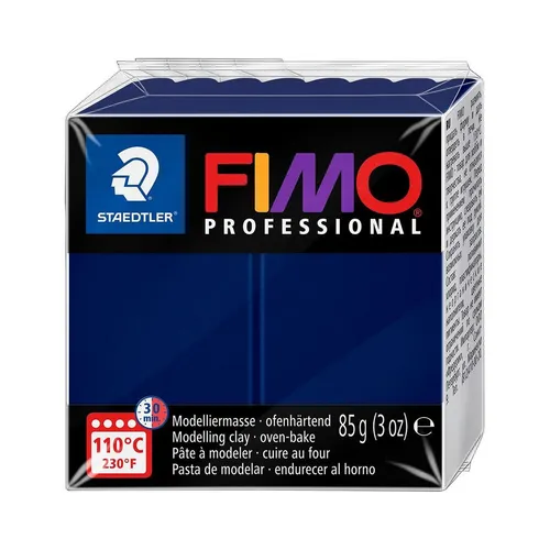  Fimo Professional 34 marineblau ofenhärtende Modelliermasse 85g 34,71€/kg