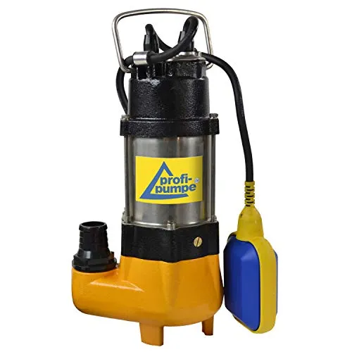 TAUCHPUMPE SCHMUTZWASSERPUMPE ABWASSERPUMPE BAUPUMPE DRAINAGEPUMPE FÄKALIENPUMPE SCHMUTZWASSERTAUCHPUMPE – Bewährtes VORTEX-Prinzip – Robuste und zuverlässige Pumpe mit SCHWIMMERSCHALTER (180W)