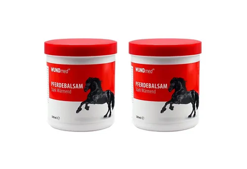 Wundmed Körpercreme Pferdebalsam Massagegel 2-tlg. - Extra stark und wärmend - Körpercremes für pflegende und regenerierende Wärme. Ideal bei Muskelkater und Verspannungen – Sportler schwören auf die Kraft der natürlichen Extrakte.