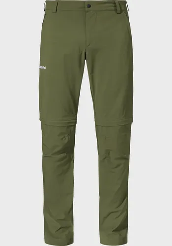 Schöffel Herren Pants Folkstone Zipp - Off Hose, Balsam Green, 48 EU - Wanderhosen mit 4-Wege-Stretch für höchste Bewegungsfreiheit, wasserabweisend und strapazierfähig – ideal für Outdoor-Abenteuer.