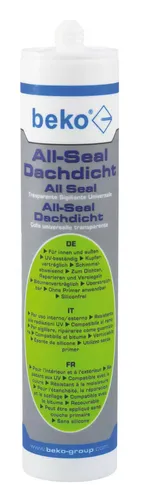 Beko All-Seal Dachdicht, 300ml Fugendicht Dichtstoff Transparent