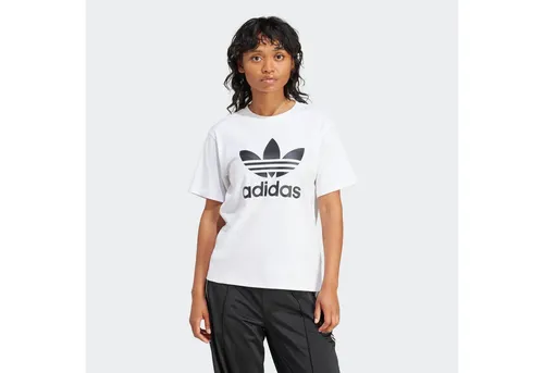 adidas Originals T-Shirt TREFOIL TEE lässiger Stil, mit Logodruck, aus Baumwollmix mit Elasthan