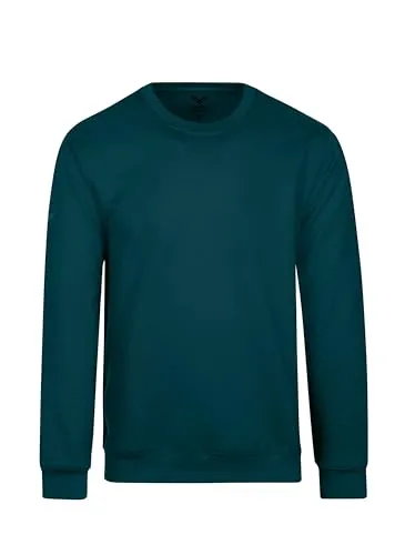 TRIGEMA Sweatshirt Herren, Gr. S, blau (saphir) von Trigema