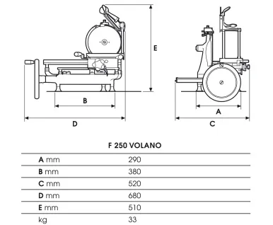 FAC Volano 250 rot mit Blumenrad in rot von FAC