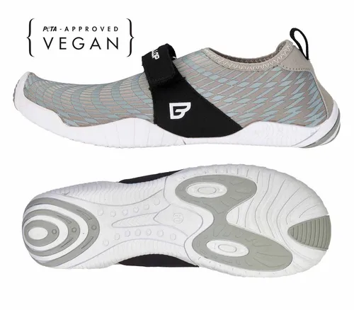 Ballop Unisex-Erwachsene Barfußschuh Patrol Grey 45.5/46 - Badeschuhe mit rutschfester Gummisohle und anatomischer Passform für optimalen Komfort beim Outdoor- und Indoor-Einsatz.