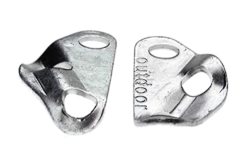 10er Pack 3-Loch Spanner 6mm Aluminium Schnurspanner Leinenspanner Zeltspanner