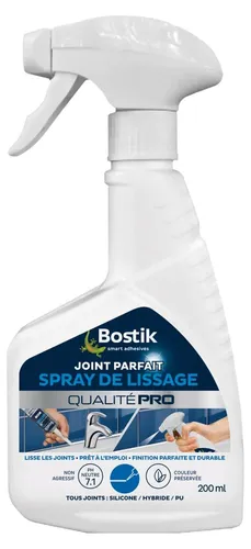Bostik Versiegelungsspray – erleichtert das Glätten Ihrer Dichtungen – für Silikon-, Hybrid- und Polyurethan-Dichtungen – transparent – pH-neutral – f