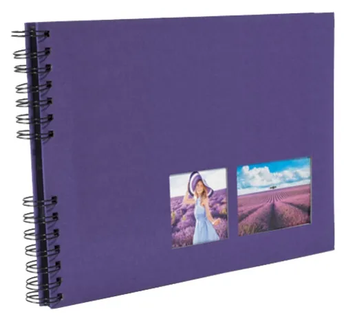 EXACOMPTA Foto-Spiralalbum Milano, 320 x 220 mm, violett