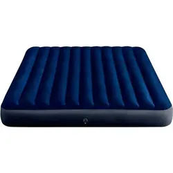 Intex Aufblasbare Doppelmatratze 203 x 183 x 25 cm – Luftbett für Zwei - Blau
