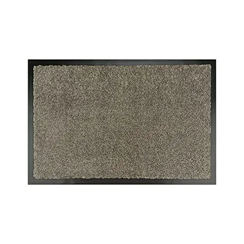 WohnDirect Premium Fußmatte Taupe 60x90 cm für Innen und Außen - Schmutzfangmatte mit sehr guter Schmutzaufnahme - rutschfest & waschbar - Küchenteppich, Teppich Läufer, Küchenläufer, Eingangsmatte