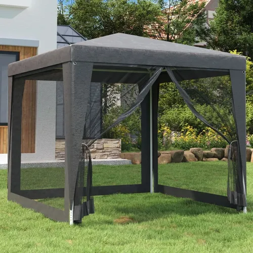 Maison Exclusive Partyzelt 2,5x2,5 m mit 4 Mesh-Seitenwänden