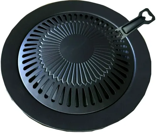 Grillplatte für Gaskocher Campingkocher Grillrost Grillaufsatz Campinggrill BBQ