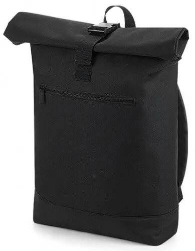 BagBase Roll-Top-Rucksack – britischer Stil, funktionales Design