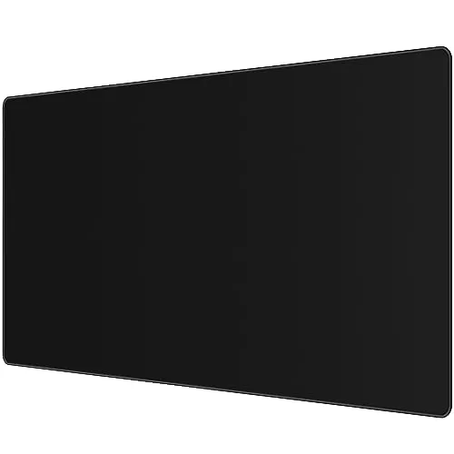 Anpollo XXL Gaming Mauspad 900x400x3mm XXL Mousepad Tischunterlage Large Size Multifunktionales Anti Rutsch schreibtischunterlage verbessert Präzision und Geschwindigkeit- schwarz