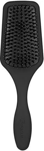 Denman D84 Paddle Brush - Ergonomische Paddelbürste für sanftes Entwirren - Denman Paddelbürste für mittellanges Haar, mit Noppen-Nylonborsten, die Haare und Kopfhaut schonen. Flexibles Luftkissen passt sich der Kopfform an und sorgt für komfortables Arbeiten.