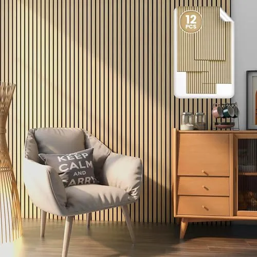 NEU.HOLZ Akustikpaneele Holz - Schallschutz in Eiche - Akustikelemente zur effektiven Schalldämmung, reduzieren Hall und sorgen für eine ruhige Atmosphäre. Einfache Installation und skandinavisches Design passen zu jeder Inneneinrichtung.