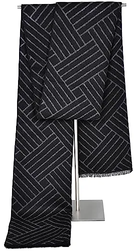 Produktbild Fiocoey Herren Schal Kaschmir Schal Herren Dicke Cashmere Schals Herren Warmer Wolle Weich Schals Herren Für Winter Herbst