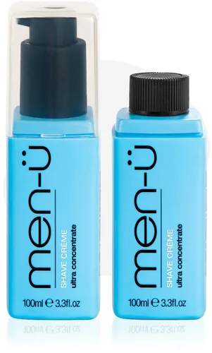 Konzentrierte Rasiercreme men-u refill kit 2x100 ml