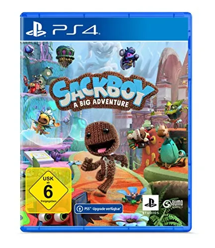 Sackboy A Big Adventure - PS4 - 3D-Plattforming Spiel für PS4, erlebe das Abenteuer allein oder im chaotischen Multiplayer mit bis zu 4 Freunden!