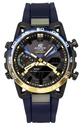 Casio EDIFICE Sospensione Nighttime Drive Mobile Link ECB-2000NP-1A Herrenuhr