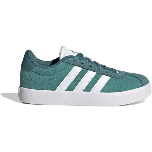 adidas Unisex Kinder Vl Court 3.0 Schuhe - Sneaker mit regulärer Passform, aus Wildleder und Recycling-Anteil von mindestens 20 %, ideal für umweltbewusste Kinder.