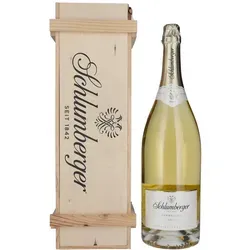 Schlumberger Sparkling Jahrgangssekt Brut 12% Vol. 3l in Holzkiste - Weine – Eleganter Jahrgangssekt in beeindruckender 3 l Holzkiste, ideal für besondere Anlässe und als exklusives Geschenk.