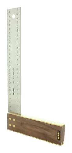 Hedue Tischlerwinkel 400 mm A040 - Präziser Tischlerwinkel für exakte Messungen, ideal für Schreiner und DIY-Projekte, mit einer Länge von 400 mm.