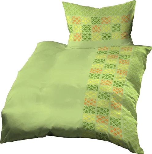 Gerald Wittmann Bettwäsche 140x200 + 70x90 cm, Mikrofaser, 38101, Grün