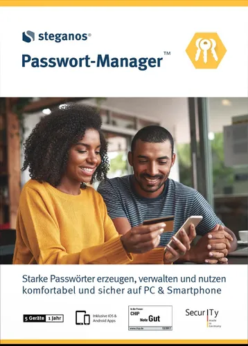 Steganos Passwort-Manager 2025 für 5 Geräte