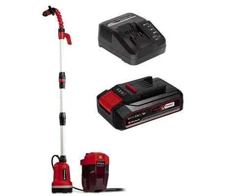 Einhell Regenfasspumpe GE-PP 18 RB Li 18V - Wasserpumpen, leistungsstarke 18V Akku-Pumpe mit 3000 l/h Fördermenge, ideal für Gartenbewässerung und umweltfreundlich.