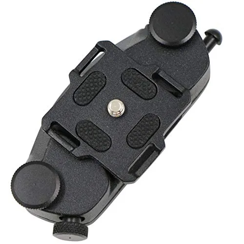 gexuamz Gürtelclip Kamera Gurt Halterung Rucksack - Kamera Gürtel Clip Aluminiumlegierung Schnellverschluss Halter Kameraclip mit 1/4 Kamerahalterung für Kamera Bund Gürtel und Rucksack.
