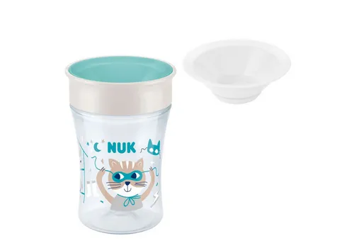 NUK Magic Cup Starter Set mit Ersatz-Silikondichtscheibe von NUK