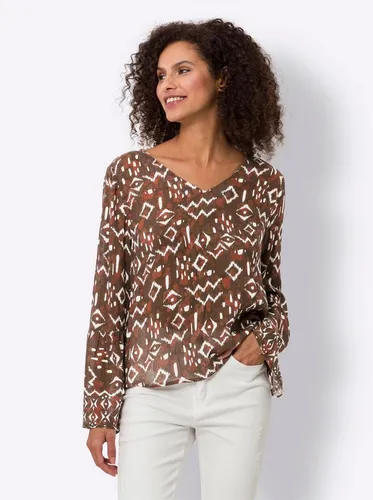 heine Klassische Bluse Druckbluse Langarm von Heine