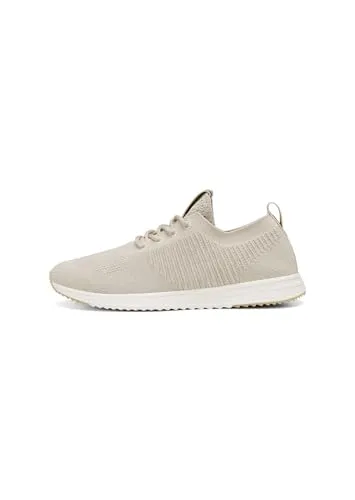 MARC O'POLO Sneaker aus recyceltem Polyester, Herren, Gr. 44, beige - Nachhaltige Sneaker aus recyceltem Polyester mit komfortabler Innensohle aus Memory Foam und elastischem Schaftrand. Ideal für einen lässigen Look zur Jeans oder Chino.
