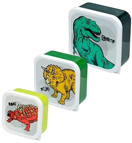 Puckator Dinosaurier Vesperdosen im 3er Set