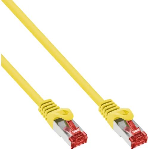 InLine Patchkabel, S/FTP (PiMf), Cat.6, 250MHz, PVC, Kupfer, gelb, 5m, 5 m, Cat6, S/FTP (S-STP), RJ-45, RJ-45, Gelb