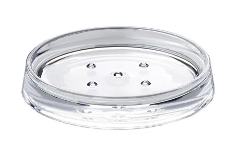 RIDDER 2002300 Seifenschale Windows transparent, ca. 11,7 x 10 x 2 cm