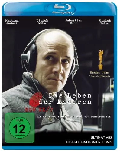 Das Leben der Anderen [Blu-ray] - Fesselndes Drama über Überwachung im DDR-Regime, freigegeben ab 12 Jahren und ein Muss für Filmfans.