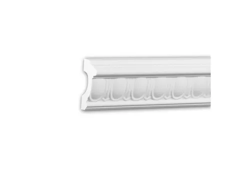 PROFHOME Stuckleiste 2 m - Wand- und Friesleiste - Elegante Zierleiste aus hochwertigem Polyurethan, ideal für Innen- und Außenbereiche. Mit einer Länge von 200 cm und vorgrundierter Oberfläche perfekt für Ihre Wohnraumgestaltung.