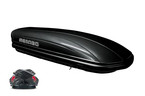 Mania 460 schwarz glänzend Duo-Lift Dachbox