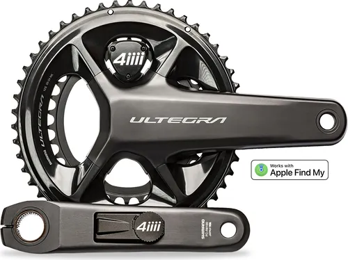 4iiii Precision 3+ Pro Dual Ultegra Fc-r8100 Apple Find My Kurbelgarnitur Mit Leistungsmesser Silber 165 mm / 50/34t Silber 165 mm