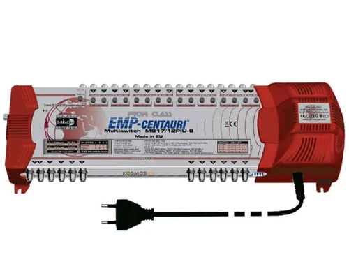 EMP-Centauri Profi Class 17/12 Multischalter mit NT (4 Sat / 12 Teilnehmer)