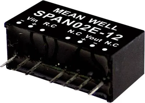MEAN WELL SPAN02C-05 DC/DC-Wandlermodul 400mA 2W Anzahl Ausgänge: 1 x Inhalt 1St.