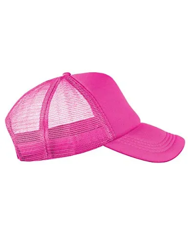 Balinco Trucker Mesh Baseball Cap Mütze Classic Cappy für Herren und Damen, One Size Snapback (Pink)