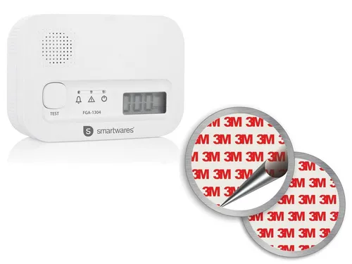 smartwares CO-Melder (Kohlenmonoxid Melder CO Messer Warngerät-e Warner Kaminofen Gas-Therme)