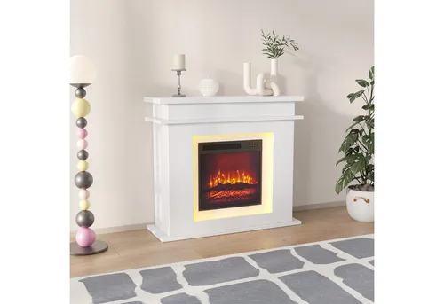 Furnishings Home Elektrokamin mit 3D-Flammeneffekt