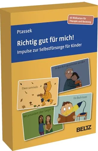 Richtig gut für mich! - Kartenset zur Selbstfürsorge für Kinder - Angewandte Psychologie - 60 kindgerechte Ideen zur Stärkung der Selbstfürsorge und psychischen Gesundheit, ideal für Therapie und Beratung.