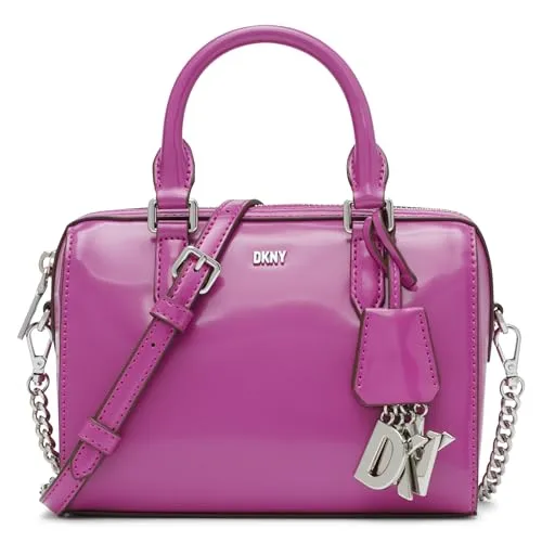 DKNY Women's Paige Small Duffle, Dark Orchid, One Size