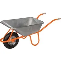 Pro-Bau-Tec Bauschubkarre mit Holzgriffen